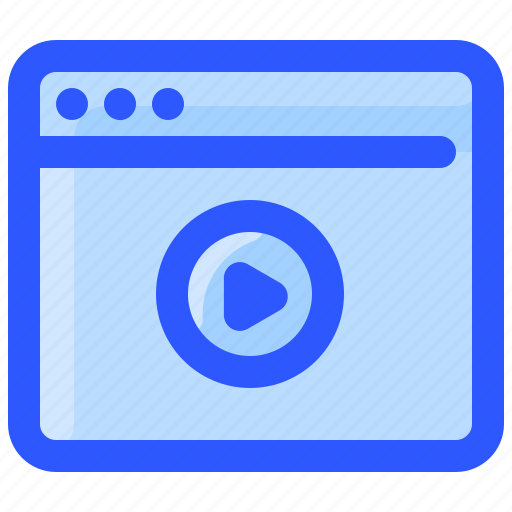 Browser, browsing, internet, media, video icon - Download on Iconfinder