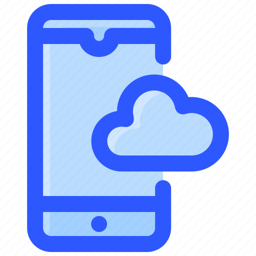 Cloud, internet, mobile, phone, smartphone icon - Download on Iconfinder
