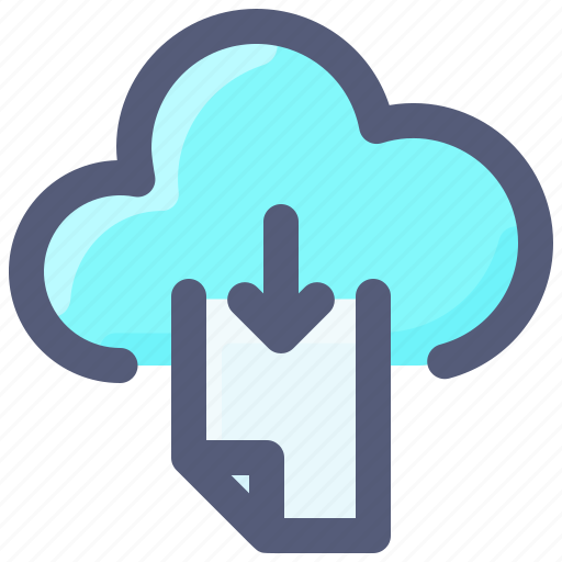 Cloud, data, download, file, internet icon - Download on Iconfinder
