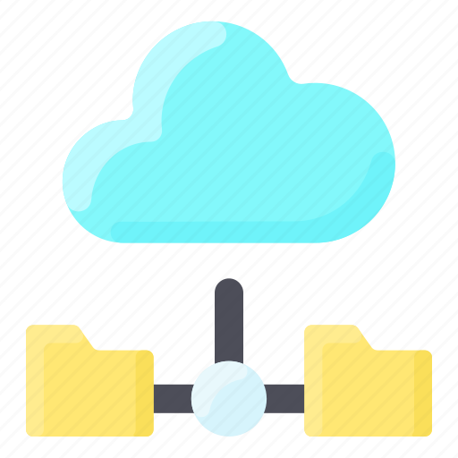 Cloud, data, file, folder, sharing icon - Download on Iconfinder