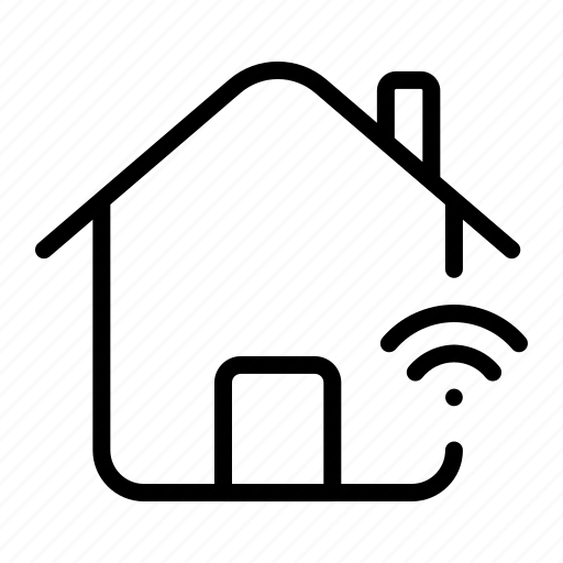 Smart, homeinternet, of, thingssmart, homesmart, housereal, estateelectronicsbuildingswifitechnolo icon - Download on Iconfinder