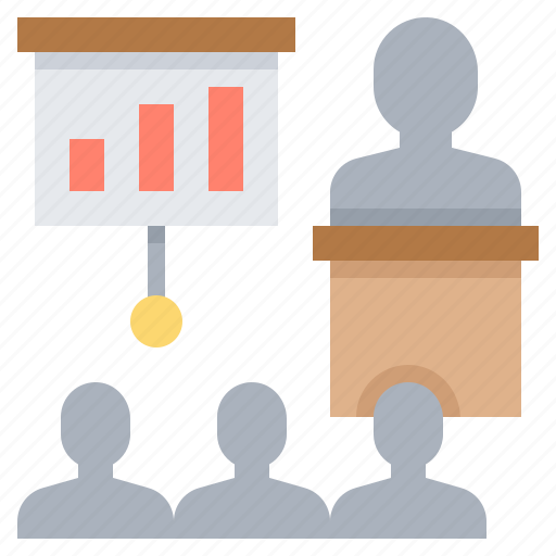 Conference, learning, meeting, presentation, training icon - Download on Iconfinder