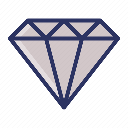 Diamond, gemstone, investment, jewelry icon - Download on Iconfinder