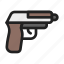 gun, handgun, weapon, crime, shoot 