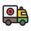 van, emergency, car, vehicle, transport 