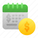dividend, calendar, annual, monthly, revenue