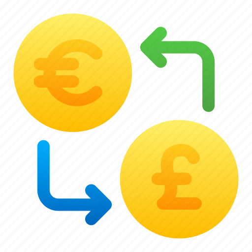 Exchange, euro, pounds, sterling, money, conversion icon - Download on Iconfinder