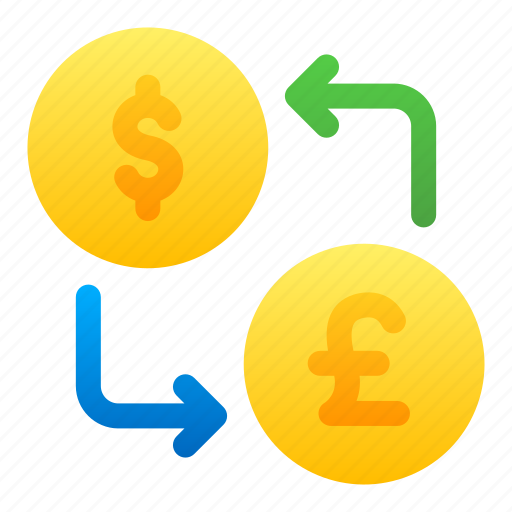 Exchange, money, dollar, pounds, sterling, conversion icon - Download on Iconfinder
