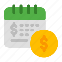 dividend, calendar, annual, monthly, revenue