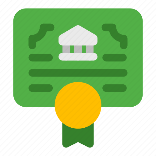 Government, bonds, medal, certificate icon - Download on Iconfinder