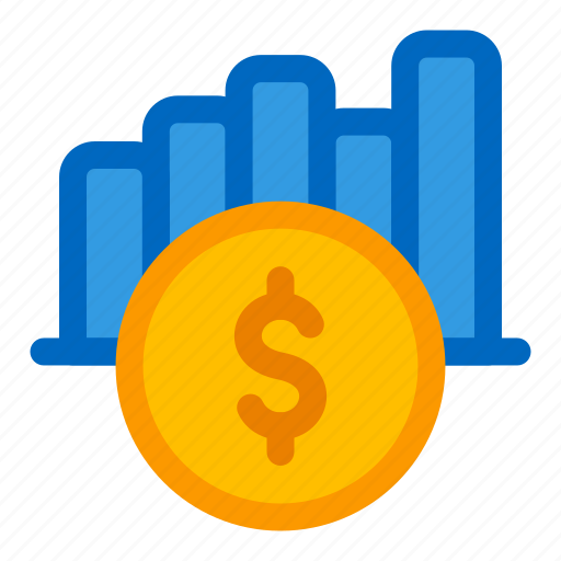 Bar, chart, money, report, analysis, increase icon - Download on Iconfinder