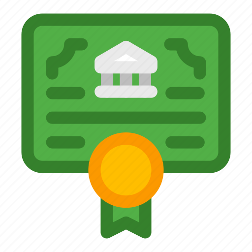 Government, bonds, medal, certificate icon - Download on Iconfinder
