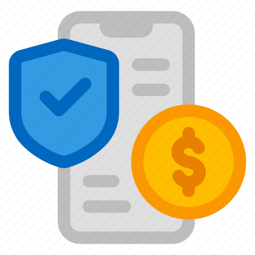 Mobile, secure, funds, money, protected icon - Download on Iconfinder