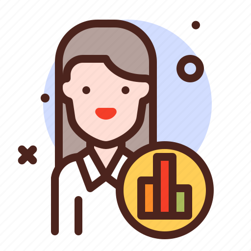 Banker, female, finance, business icon - Download on Iconfinder