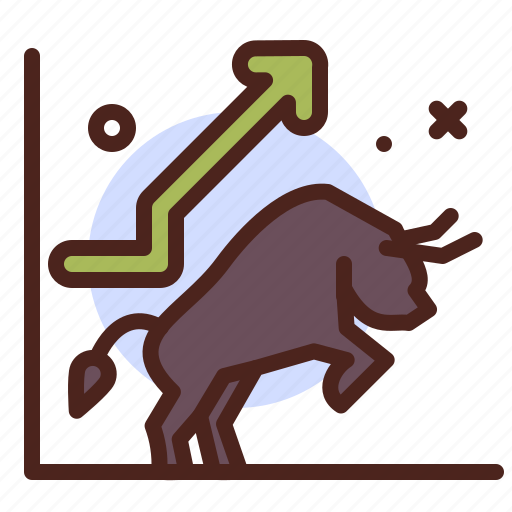 Market, bull, finance, business icon - Download on Iconfinder