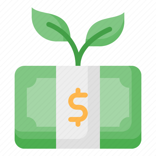 Money, growth, dollar, currency, investment, plant, profit icon - Download on Iconfinder