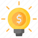 innovation, idea, creative, solution, money, light bulb, bulb