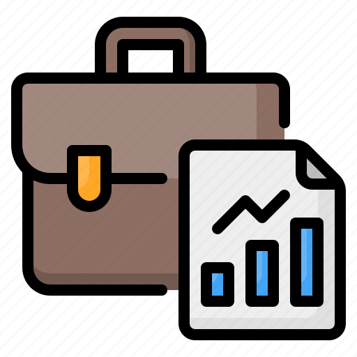 Portfolio, briefcase, suitcase, bag, document, office, business icon - Download on Iconfinder