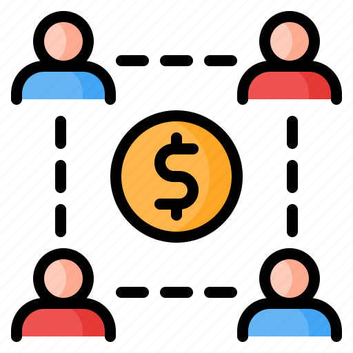 Mutual fund, team, teamwork, group, money, dollar, investment icon - Download on Iconfinder