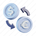 currency, exchange, rate, coin, euro, dollar