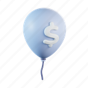 balloon, dollar, finance, budget, inflation, bubble