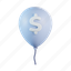 money, balloon, dollar, finance, budget, inflation 