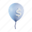 balloon, dollar, finance, budget, inflation, bubble 