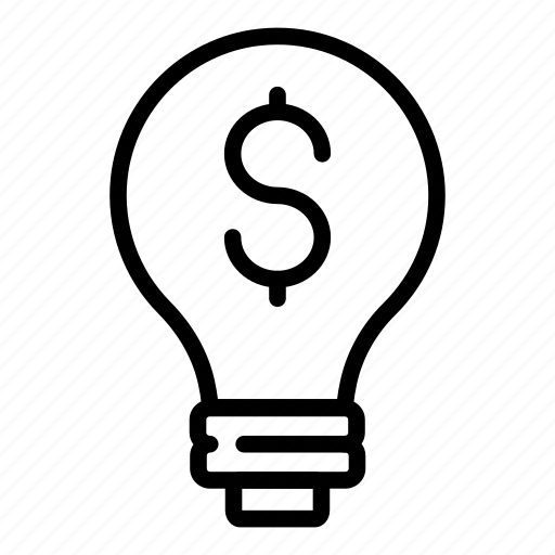 Bulb, business, heart, idea, love, money, retro icon - Download on Iconfinder