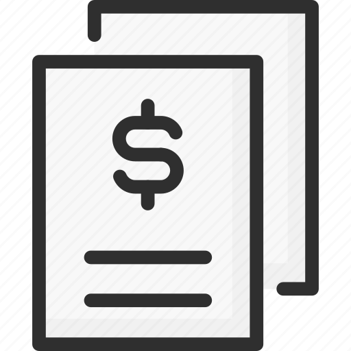 Bill, doc, document, invoice, payment, score icon - Download on Iconfinder