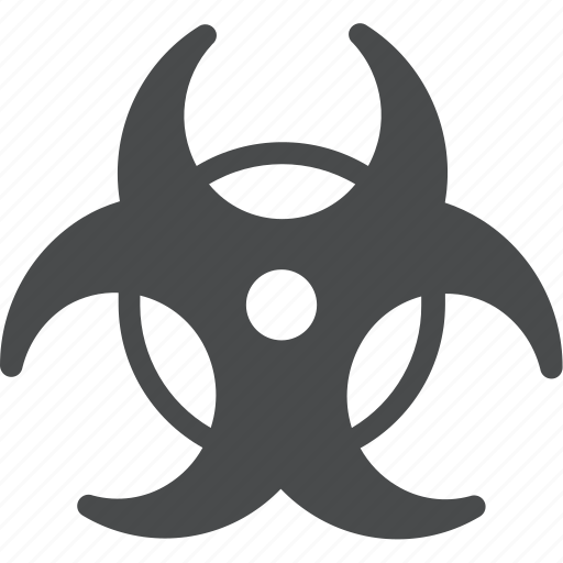 Biohazard, caution, hazard, nuclear, radiation, toxic, warning icon - Download on Iconfinder