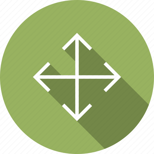 Arrows, crossroads, direction, expand, full, orientation, screen icon - Download on Iconfinder