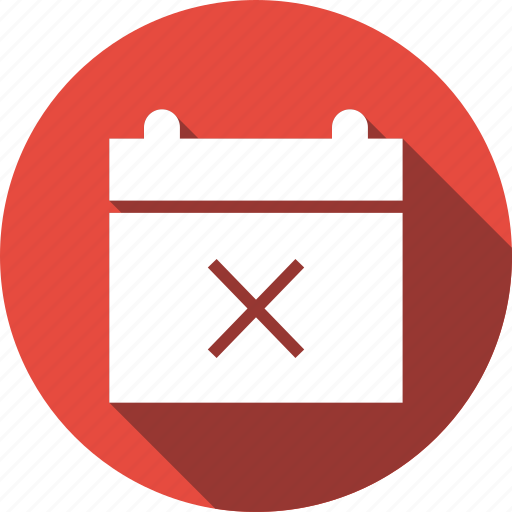 Calendar, date, delete, invite, meeting, remove icon - Download on Iconfinder