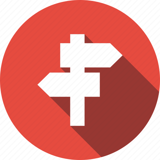 Crossroads, direction, location, navigation, sign icon - Download on Iconfinder