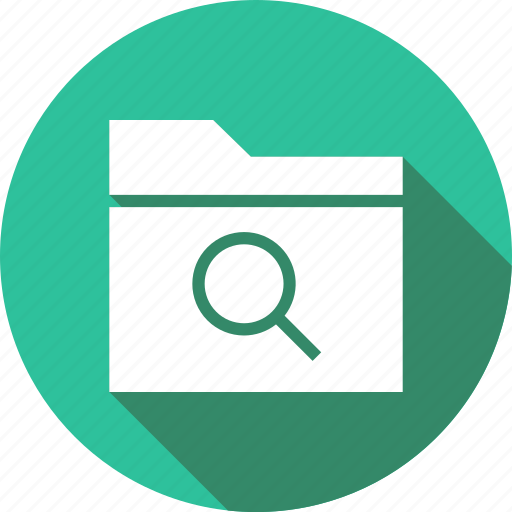 File, files, folder, glass, magnifying, search icon - Download on Iconfinder