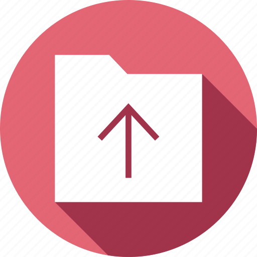 Arrow, arrows, folder, up, upload, uploading icon - Download on Iconfinder