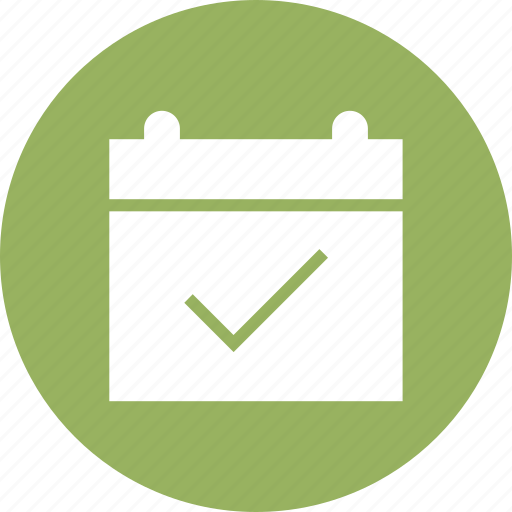 Calendar, check, date, event, ok icon - Download on Iconfinder