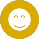 emoji, face, happy, smile, smiley