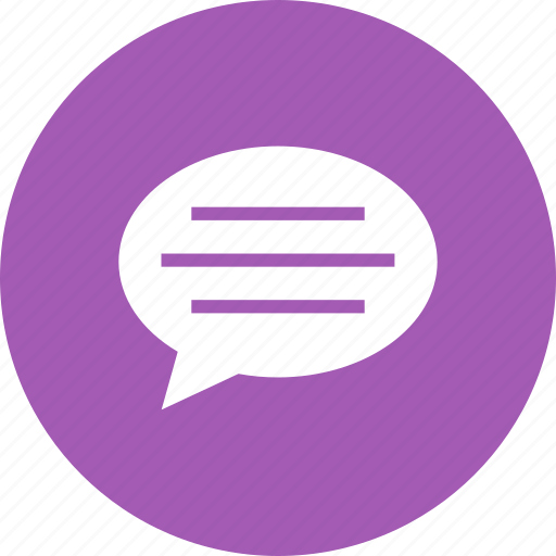 Bubble, chat, comment, speech, talk icon - Download on Iconfinder