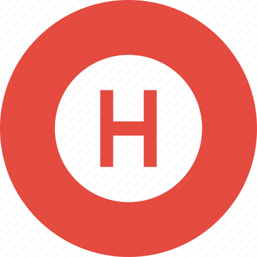 H, hospital, medical, road icon - Download on Iconfinder