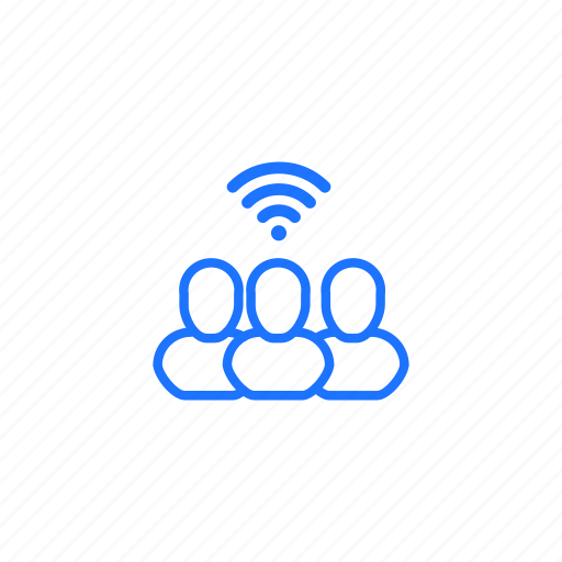 Connection, iot, social, team, wifi icon - Download on Iconfinder