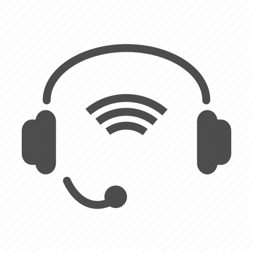 Headset, internet, internet of things, iot, wifi icon - Download on Iconfinder