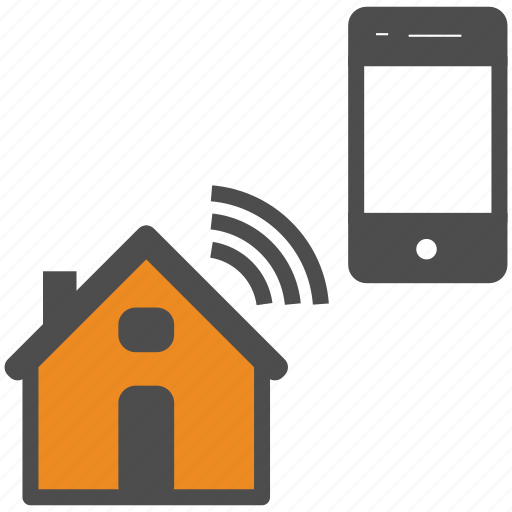 Home, house, internet, internet of things, iot, mobile, wifi icon - Download on Iconfinder