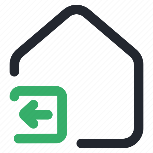 Leave, start, home, smart, iot icon - Download on Iconfinder
