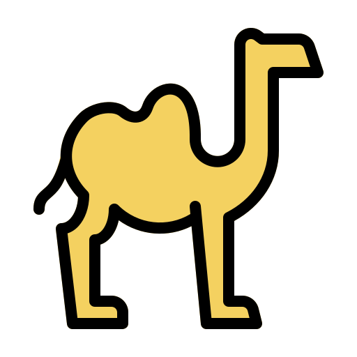 Camel, desert, animal, islam icon - Free download