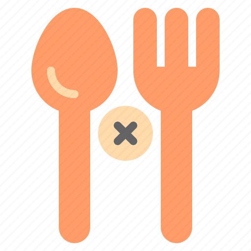 Fasting, fork, islamic, no, ramadan, spoon icon - Download on Iconfinder