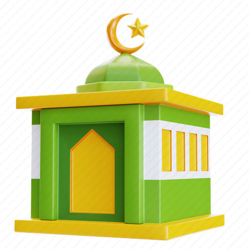 Mosque, ramadan, islam, pray 3D illustration - Download on Iconfinder