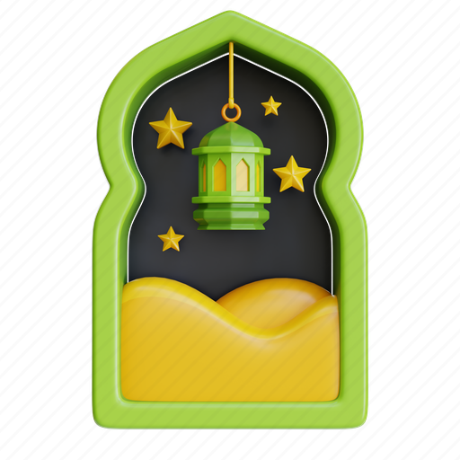 Ramadan, islamic, muslim, eid 3D illustration - Download on Iconfinder