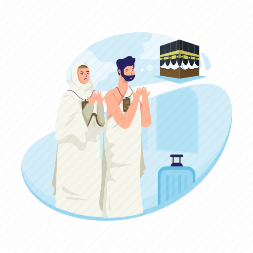Hajj, islamic, religion, mubarak, eid adha, islam, worship icon - Download on Iconfinder