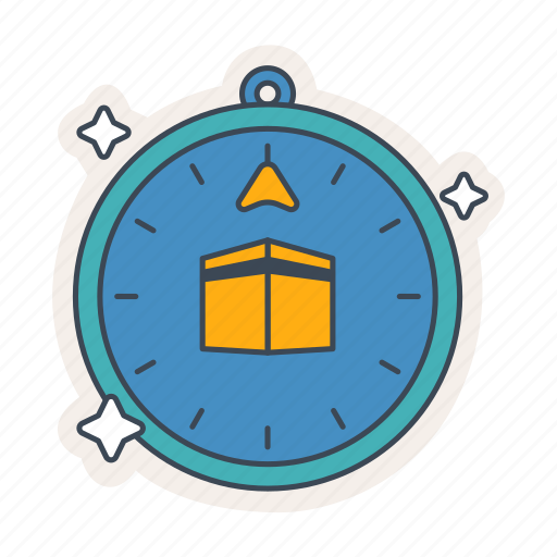 Compass, direction, qibla, kaaba, mecca, prayer icon - Download on Iconfinder