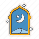 night, holy, islam, moon, star
